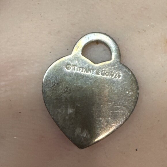 Authentic Tiffany & Co. Silver Pendant for Necklace I Love You 925 - Picture 5 of 6